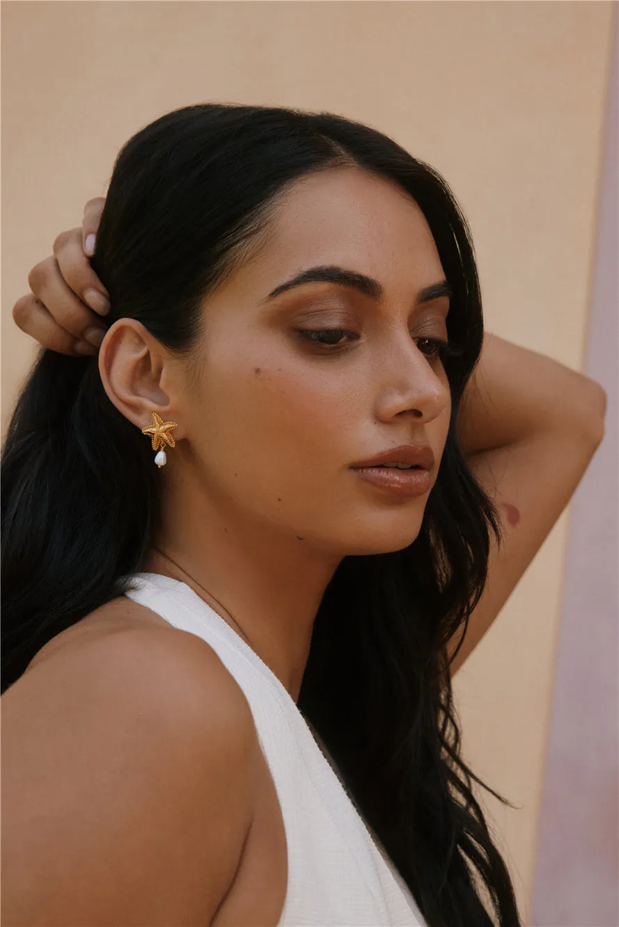 18k Gold Plated Devoted Darling Earrings