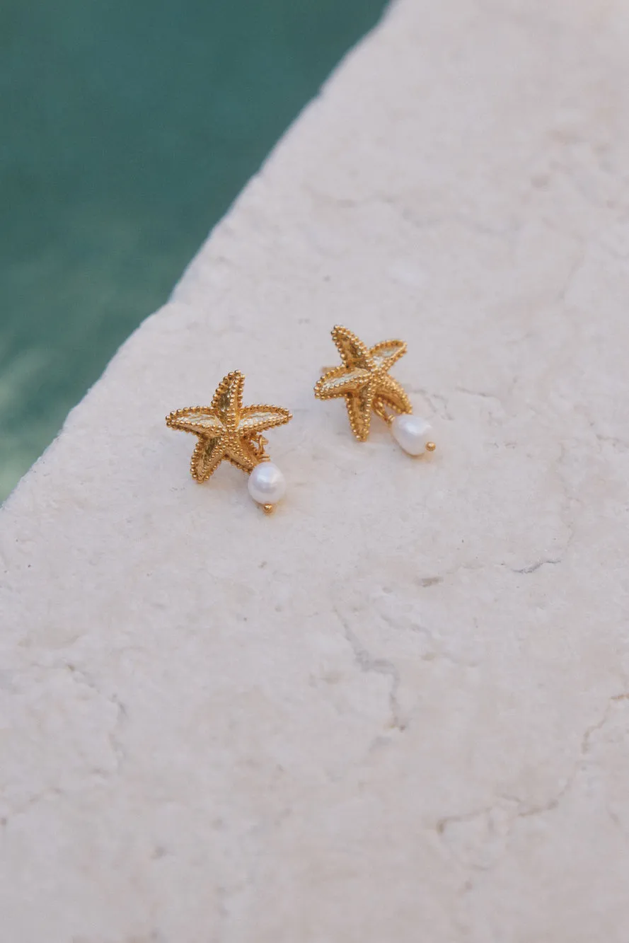18k Gold Plated Devoted Darling Earrings