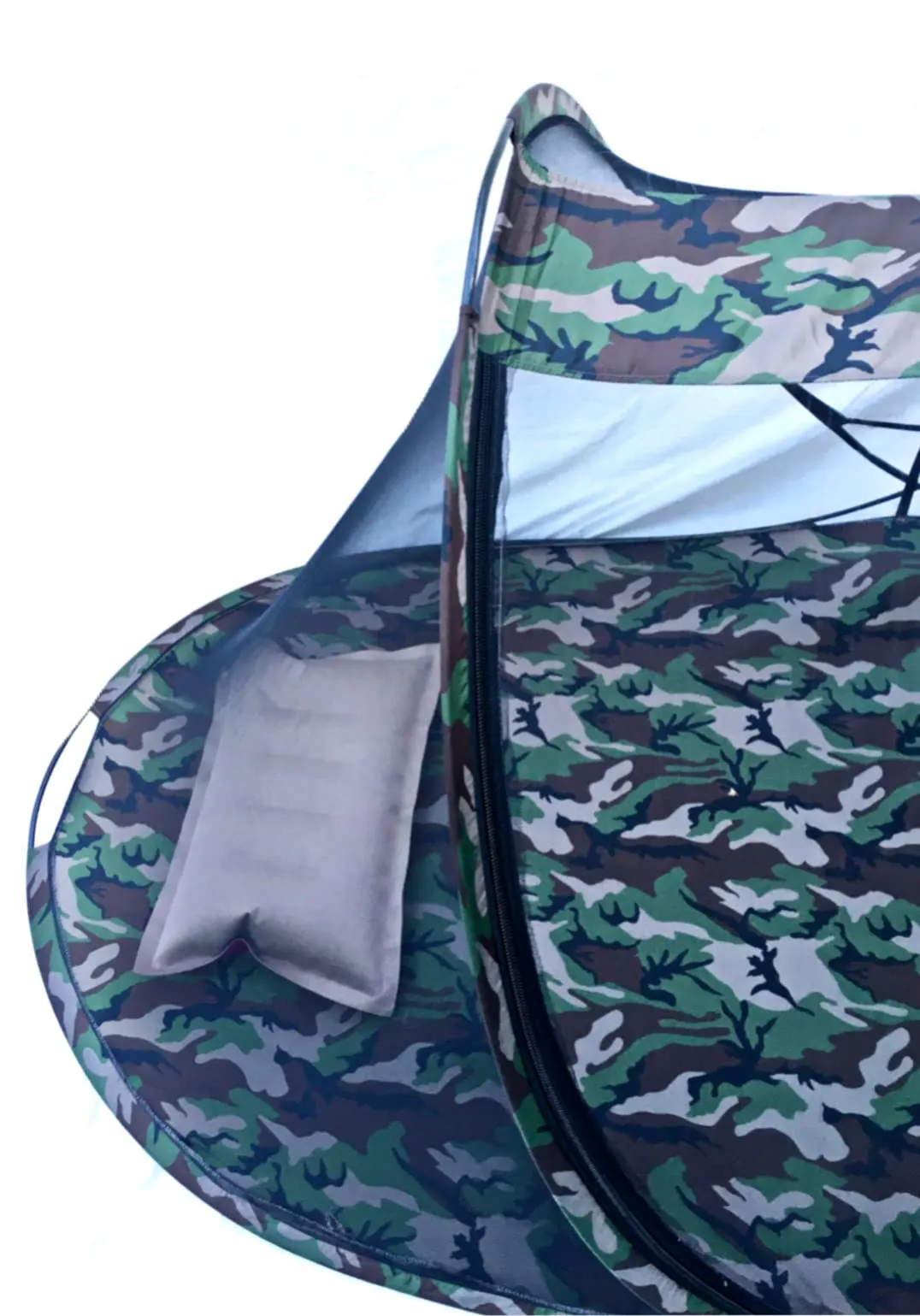 Aim Emporium Polyester Adults Washable Foldable Mosquito Net   Air Pillow Sit-in Free Standing Bottom Color Always Camouflage Mosquito Net (Camouflage, Tent) Comfortable Upto 6 ft Height.
