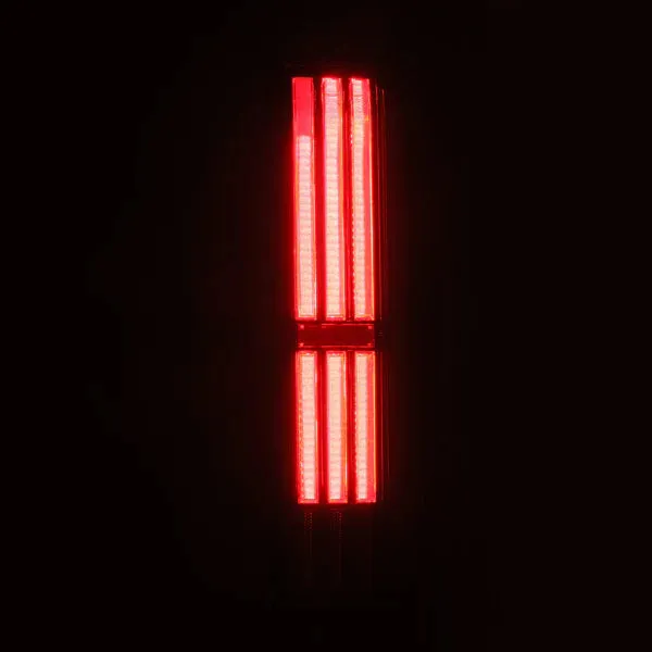 AlphaRex NOVA-Series Prismatic LED Tail Lights Black | 2022-2025 Toyota Tundra