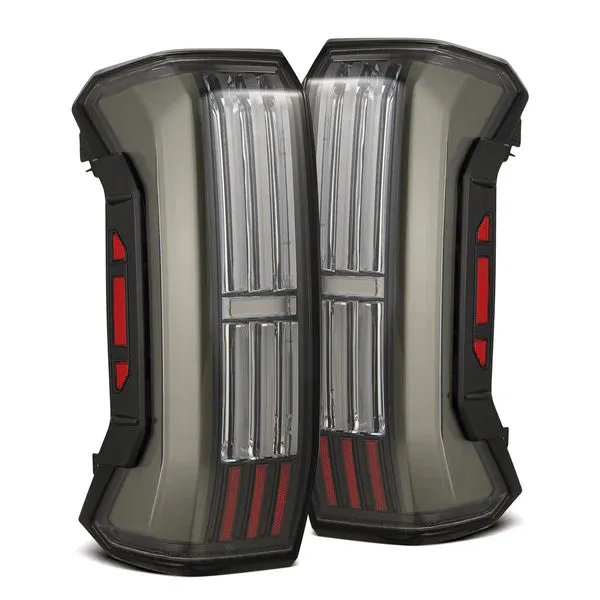 AlphaRex NOVA-Series Prismatic LED Tail Lights Black | 2022-2025 Toyota Tundra