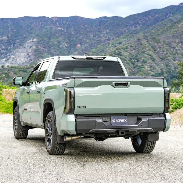 AlphaRex NOVA-Series Prismatic LED Tail Lights Black | 2022-2025 Toyota Tundra