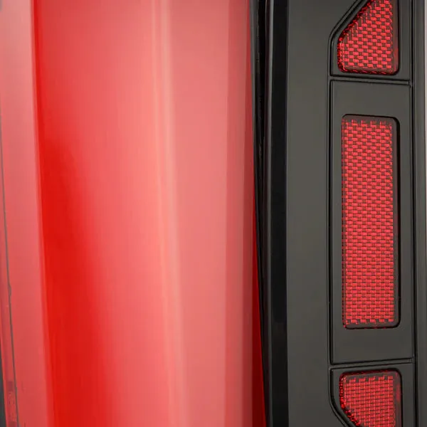 AlphaRex NOVA-Series Prismatic LED Tail Lights Black-Red | 2022-2025 Toyota Tundra