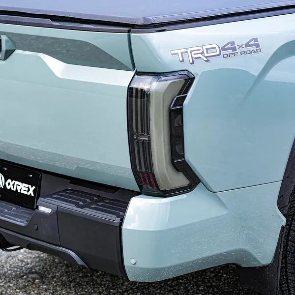 AlphaRex NOVA-Series Prismatic LED Tail Lights Black-Red | 2022-2025 Toyota Tundra