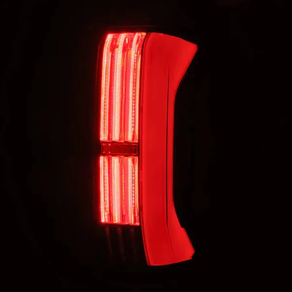 AlphaRex NOVA-Series Prismatic LED Tail Lights Black-Red | 2022-2025 Toyota Tundra