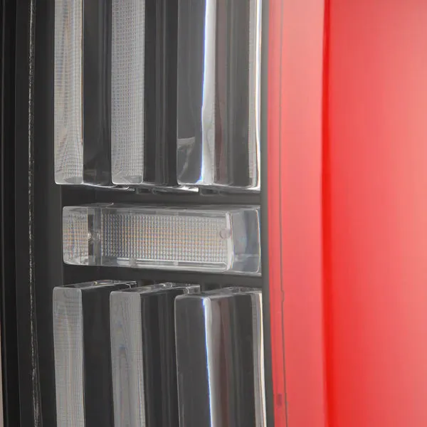 AlphaRex NOVA-Series Prismatic LED Tail Lights Black-Red | 2022-2025 Toyota Tundra