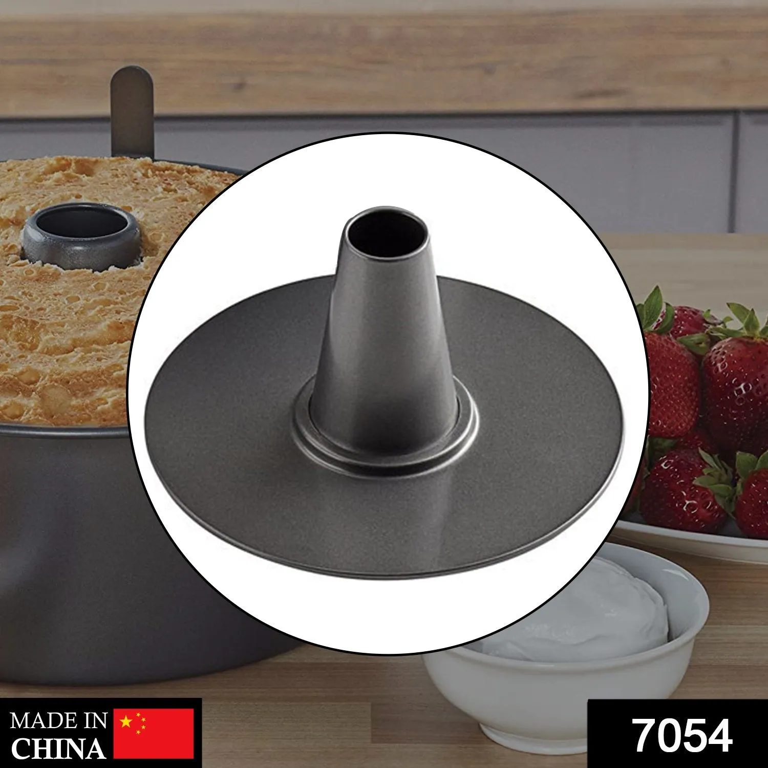 Angel Food Cake Pan, Non-Stick Baking Tray