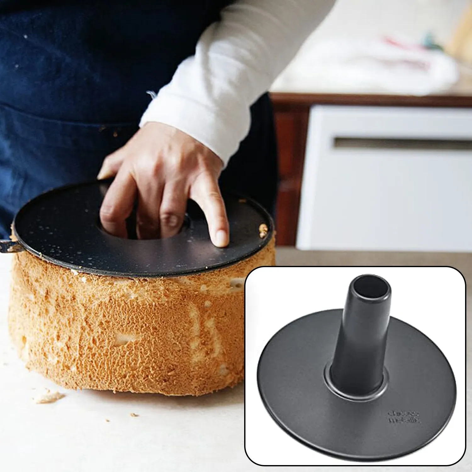 Angel Food Cake Pan, Non-Stick Baking Tray