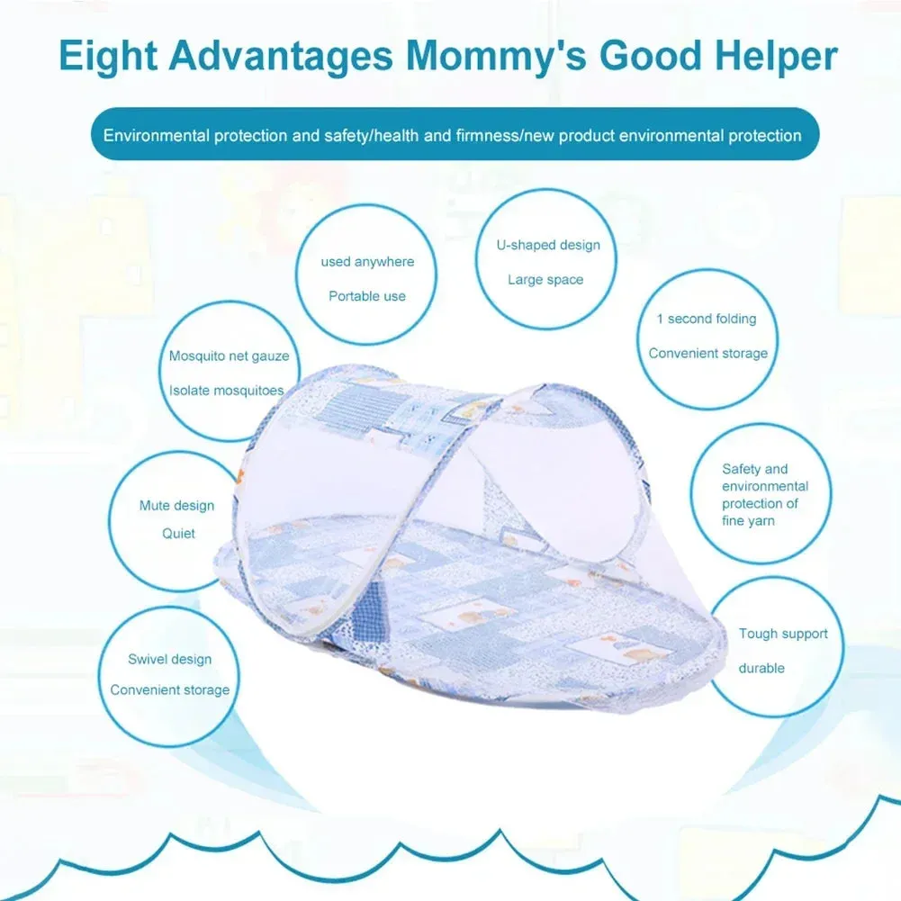 Baby Mosquito Net - Portable, Lightweight, Easy to Install, Keeps Mosquitoes Away - Great for Newborns and Babies