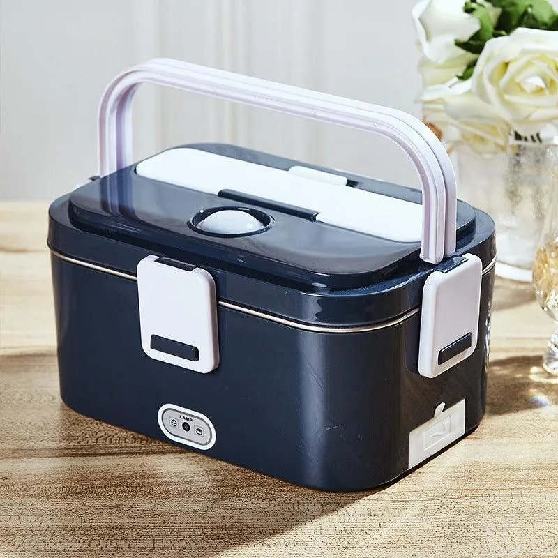 Car And Home Dual Purpose Electric Lunch Box Plugged