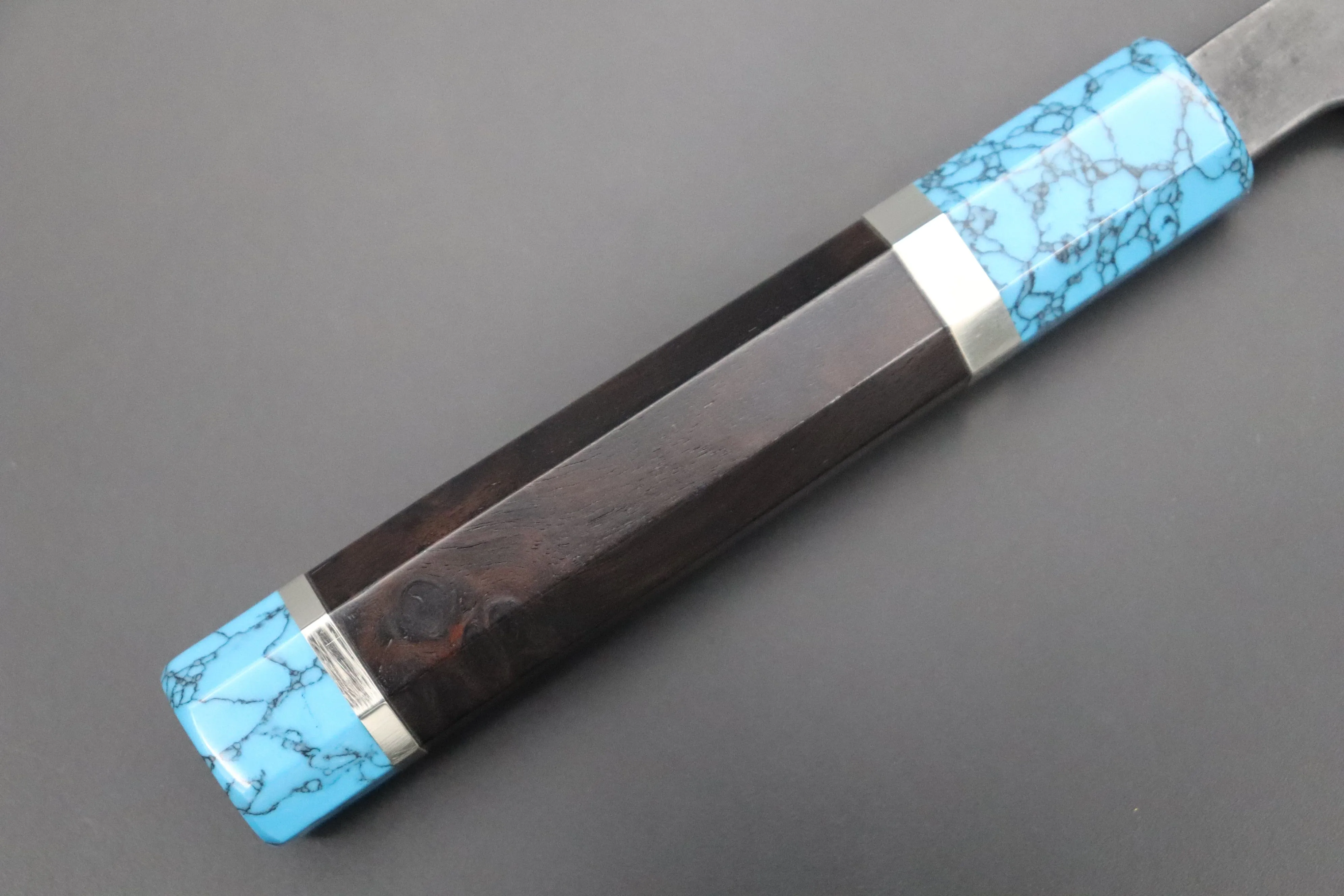 Custom Limited Edition, Hinoura White Steel No.1 Kurouchi Series HS1-2SP1 Wa Petty 120mm (4.7 Inch)