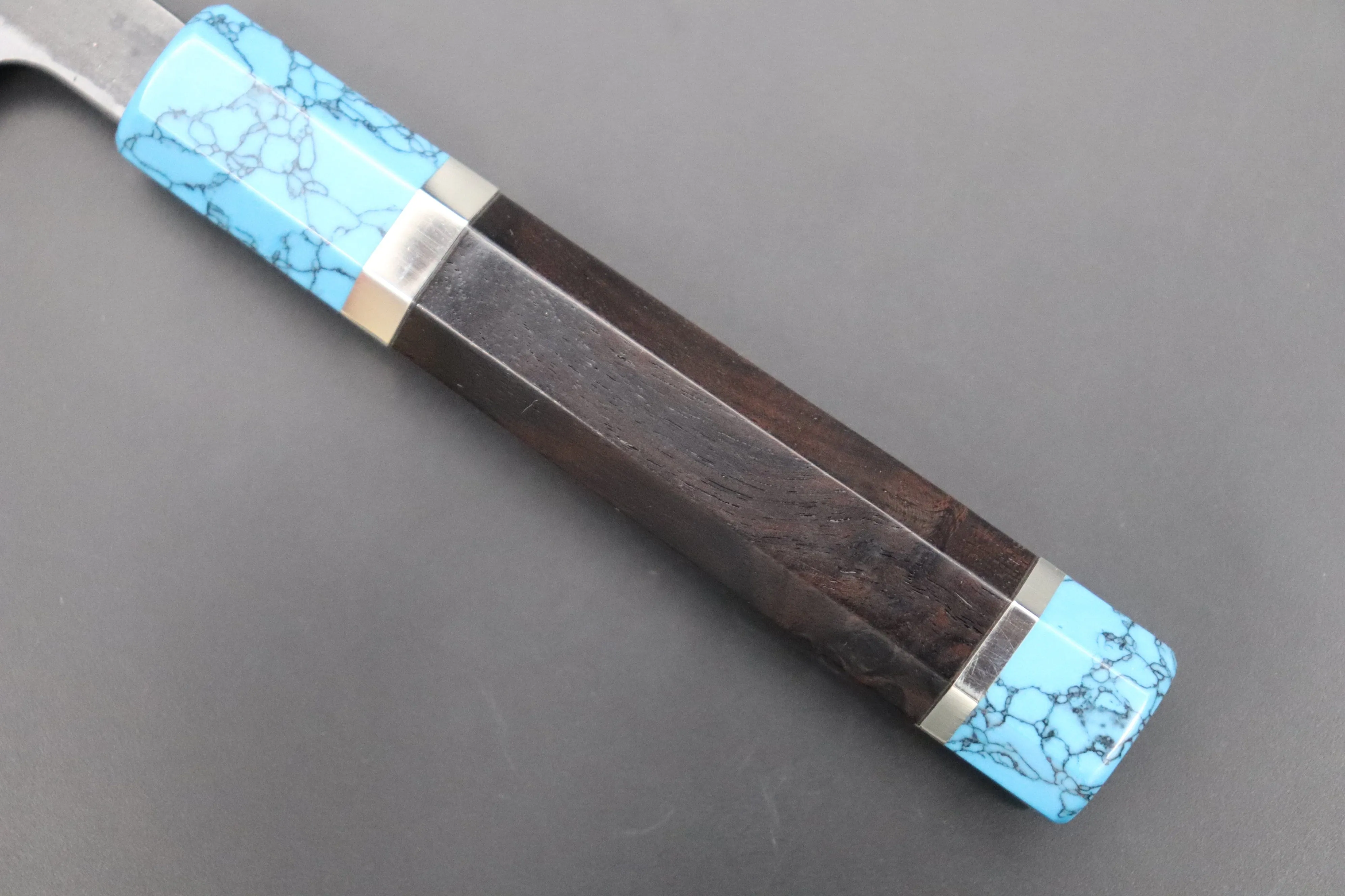 Custom Limited Edition, Hinoura White Steel No.1 Kurouchi Series HS1-2SP1 Wa Petty 120mm (4.7 Inch)