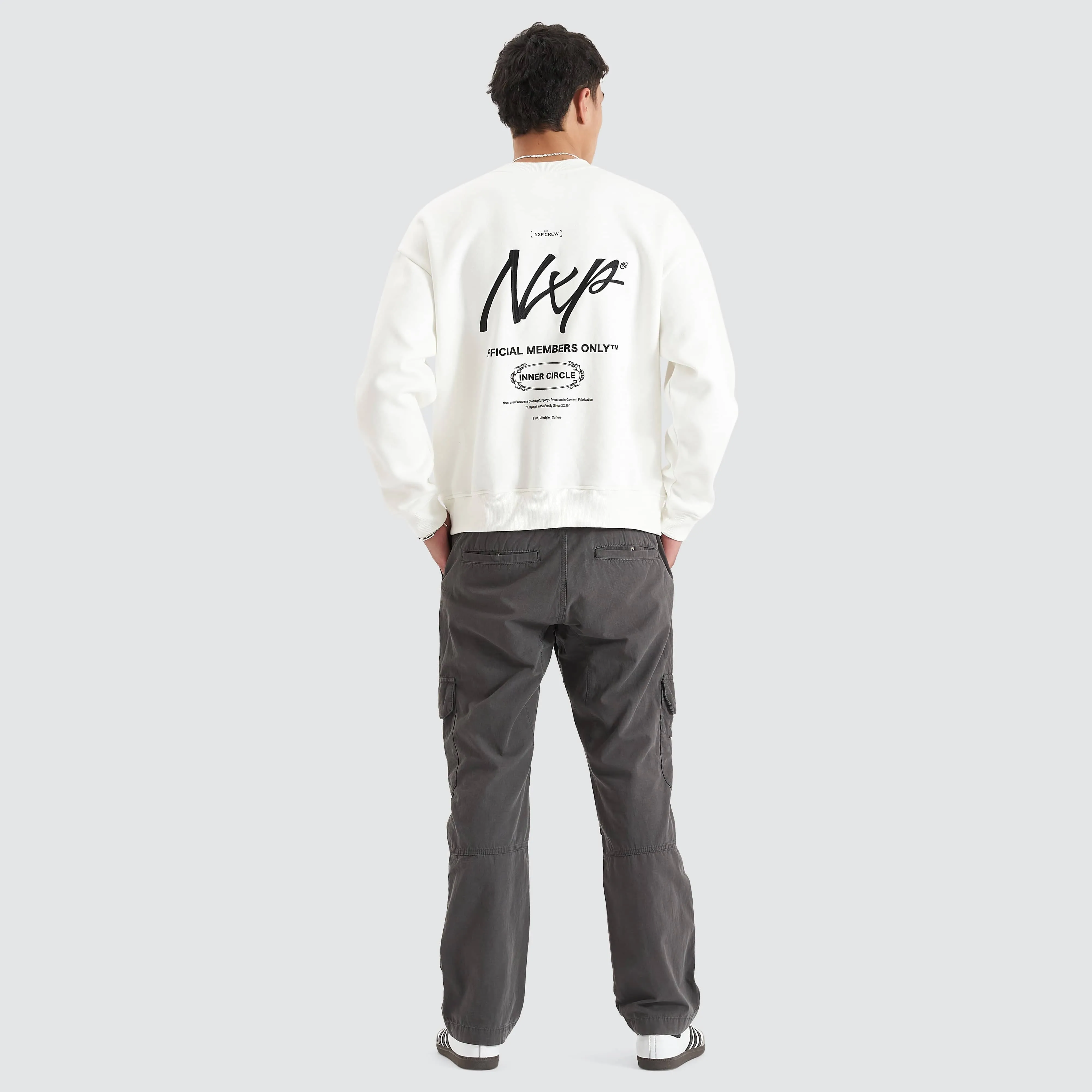 Dome Heavy Box Fit Jumper Natural White