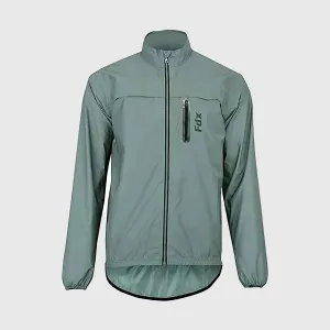 Fdx 360 Silver High Visibility Waterproof Cycling Jacket