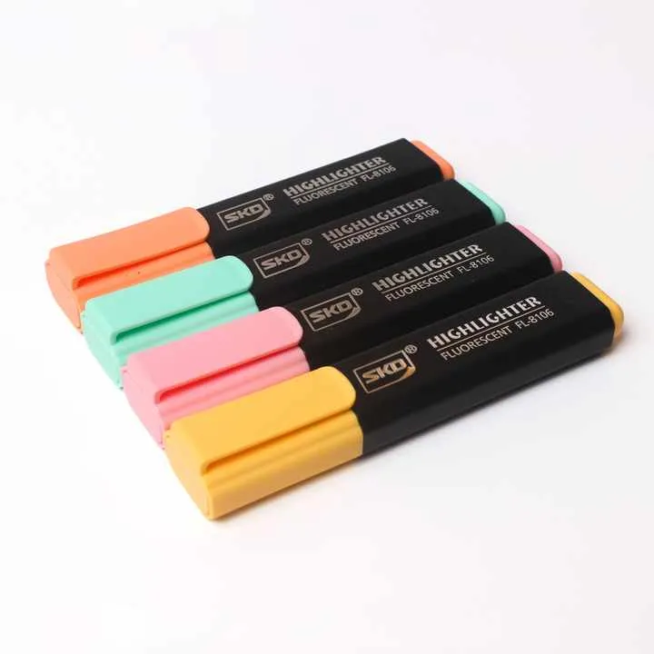 German Brand Pastel Colorful Flat Tip-مسطح ملون