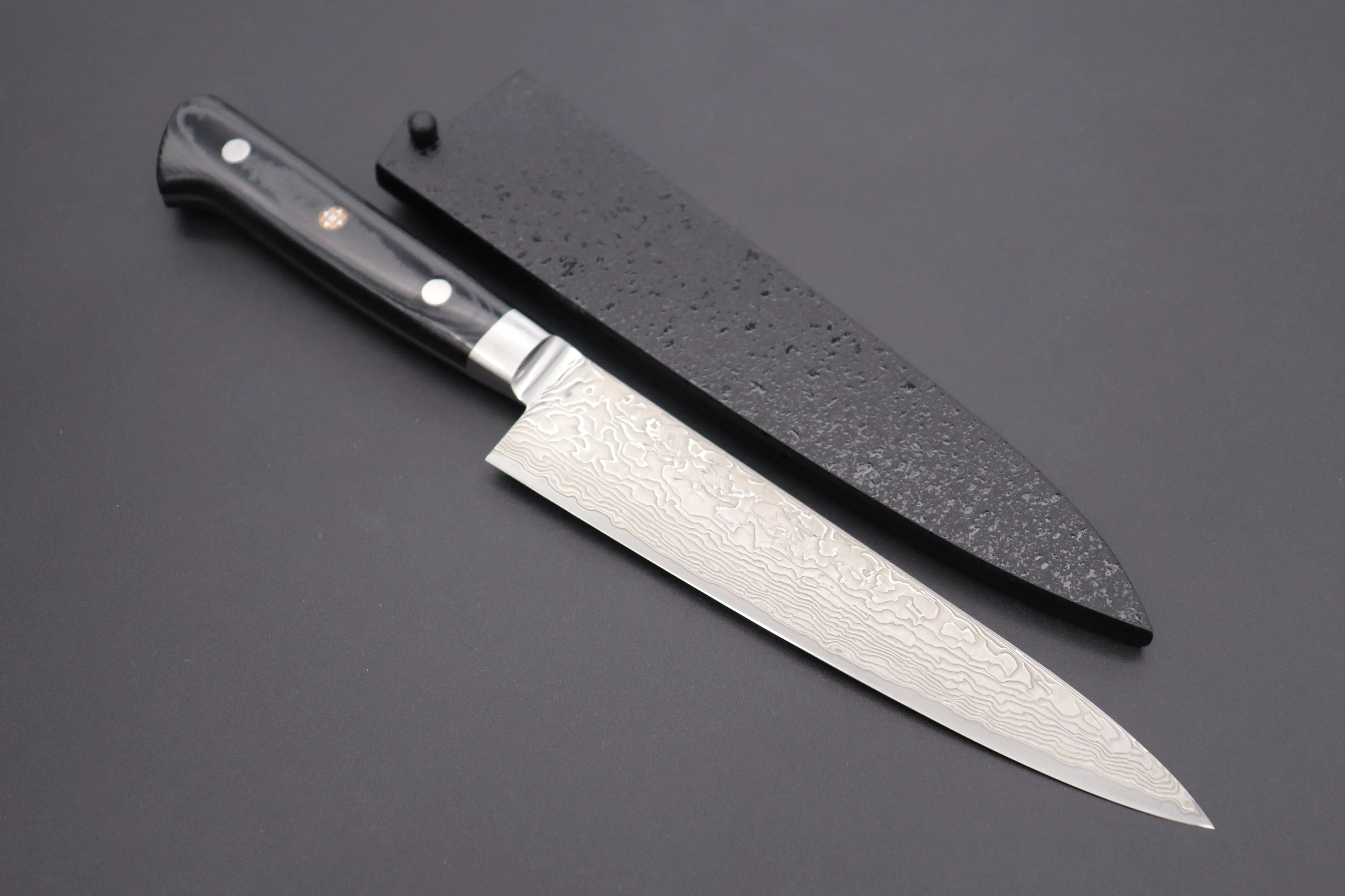 JCK Original Kagayaki R-2 Damascus Series KGR-1 Petty 150mm (5.9 inch, Forged Blade)