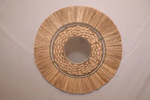 KAM HOME Mirror for Wall Vintage Rope Antique Home Decorative Mirror for Home Decor Living Room and Bedroom Wash Basin Bathroom Mirror Lobby Mirror 512