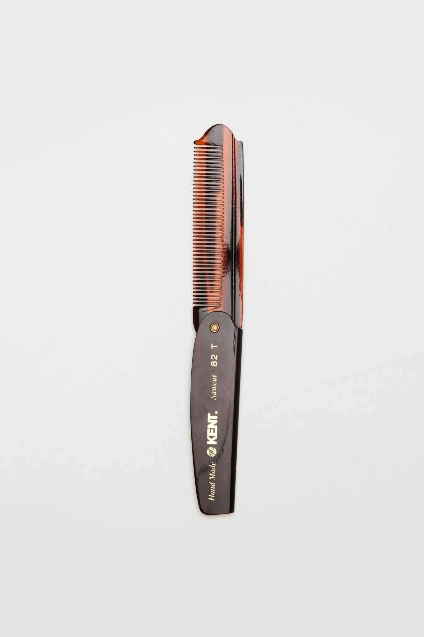 Kent Hand Made Folding Pocket Comb - Large