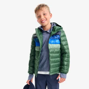 Kids puffer jacket in stripe