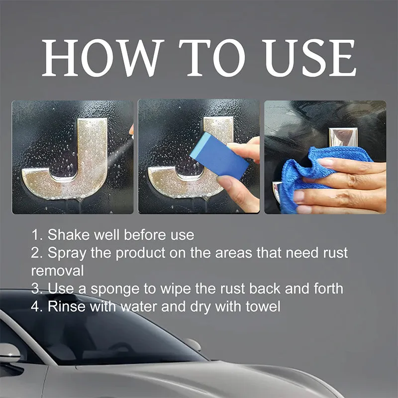 [Lowest Price Ever] High Efficiency Car Rust Removal Spray Set