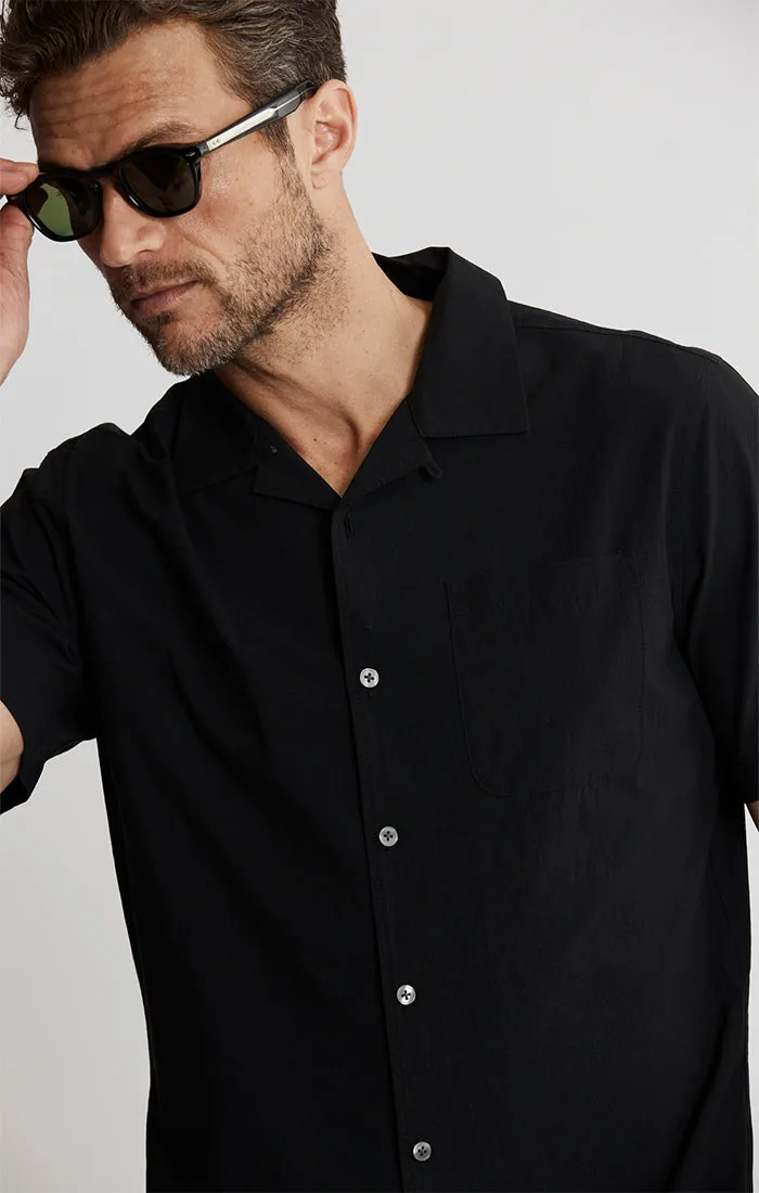 Paper Touch Short Sleeve Camp Shirt