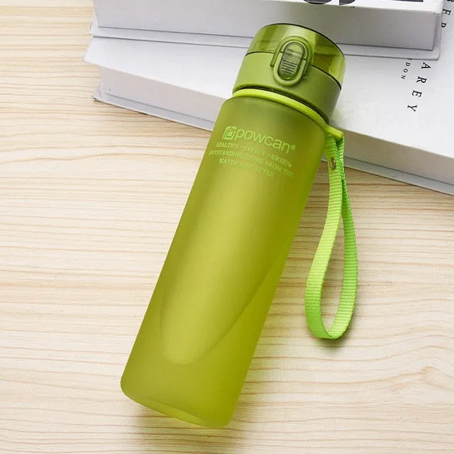 Portable Leak-proof Water Bottle. Sports Drinking Plastic Water Bottles