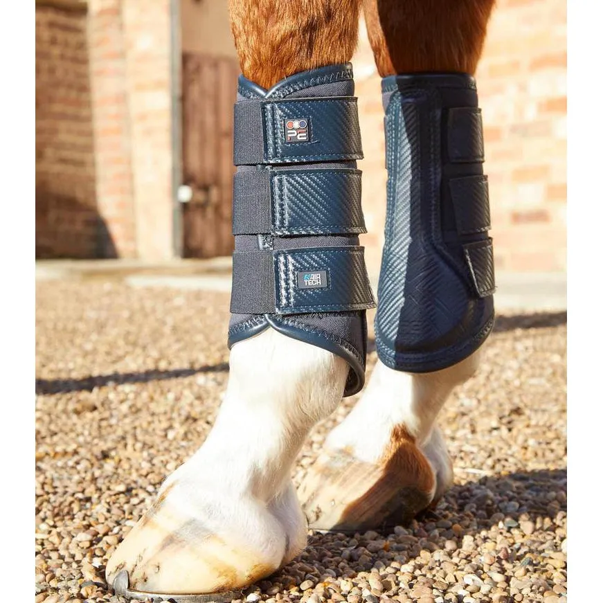 Premier Equine Carbon Air-Tech Single Locking Brushing Boots