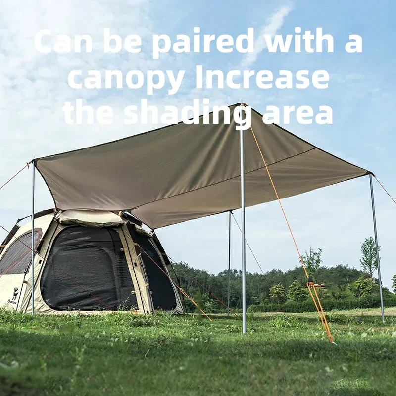 Qunature Quick Setup Hexagonal Tent UPF50  Waterproof Lightweight