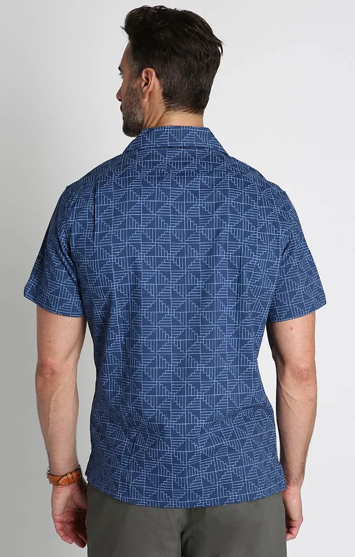 Short Sleeve Rayon Camp Shirt