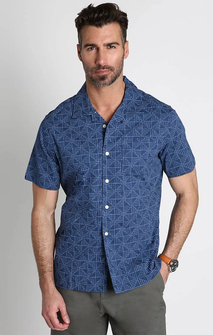 Short Sleeve Rayon Camp Shirt