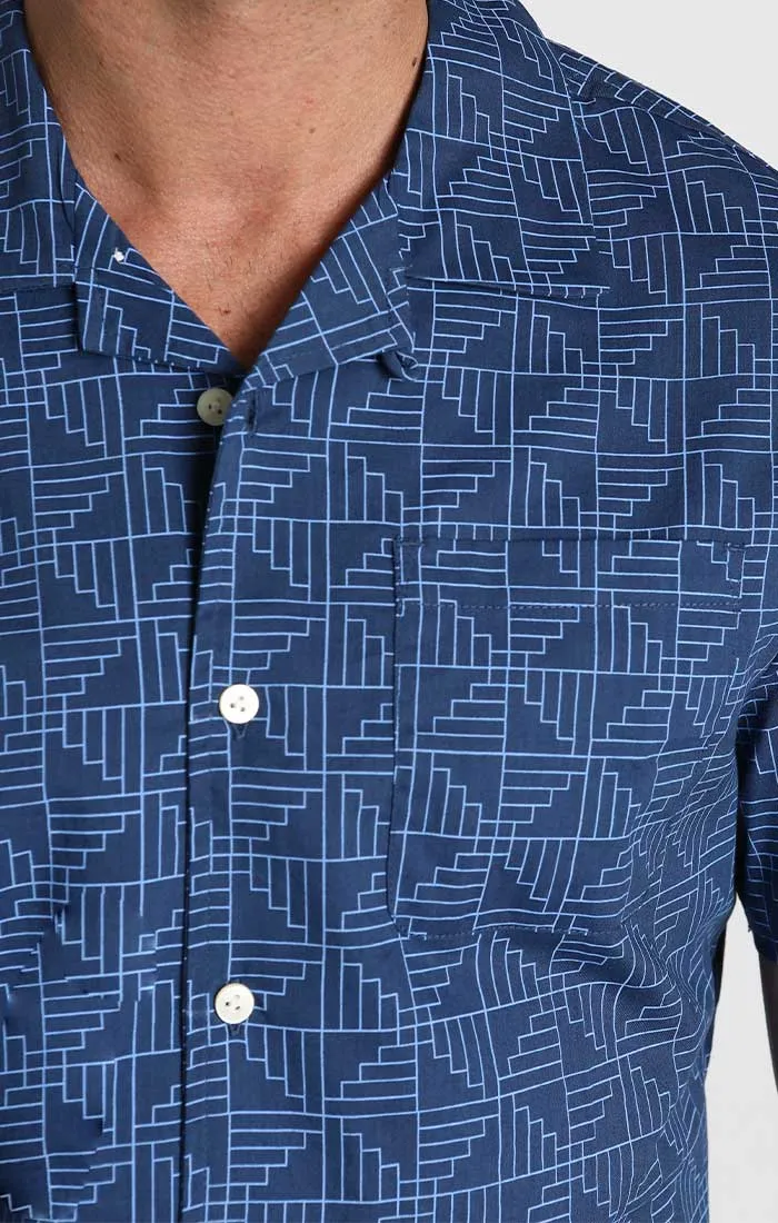 Short Sleeve Rayon Camp Shirt