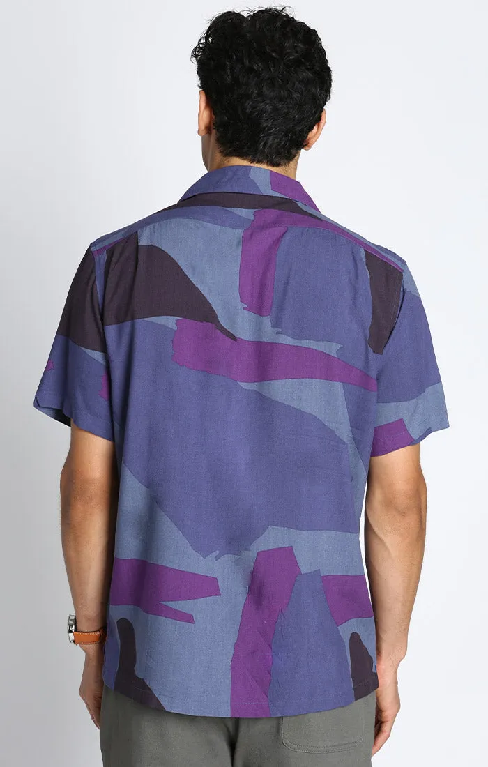 Short Sleeve Rayon Camp Shirt