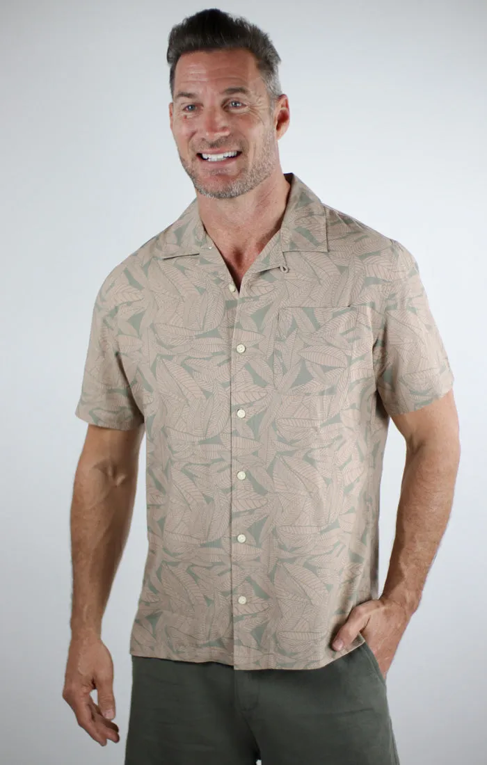 Short Sleeve Rayon Camp Shirt