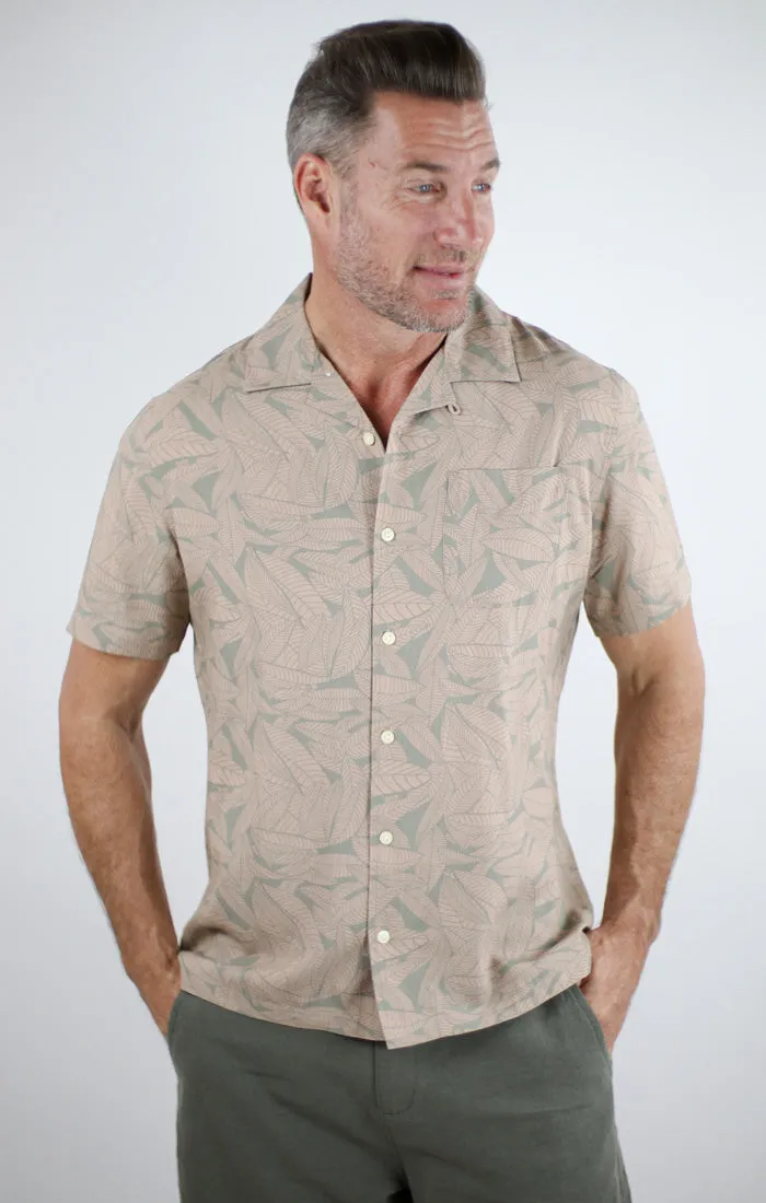 Short Sleeve Rayon Camp Shirt