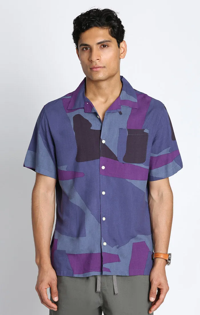 Short Sleeve Rayon Camp Shirt