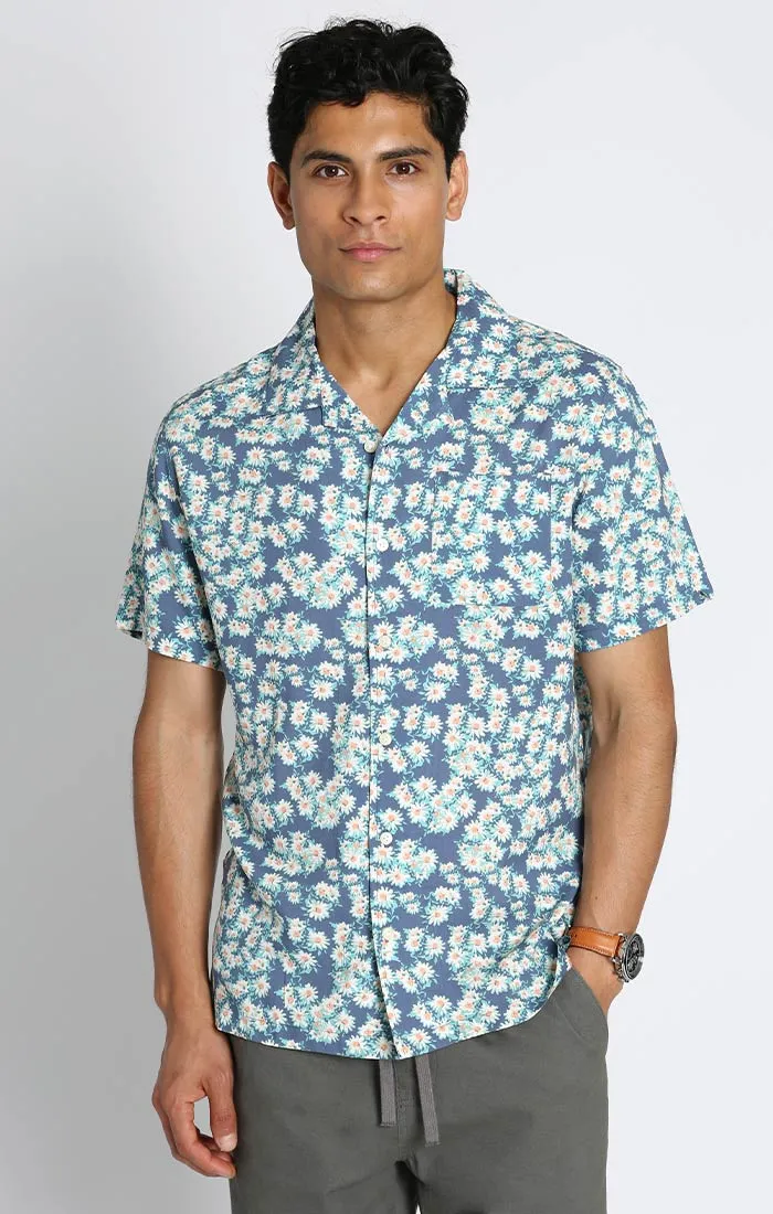 Short Sleeve Rayon Camp Shirt