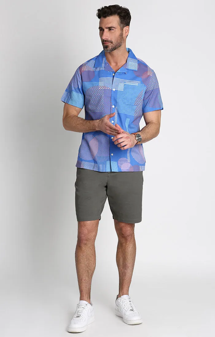 Short Sleeve Rayon Camp Shirt