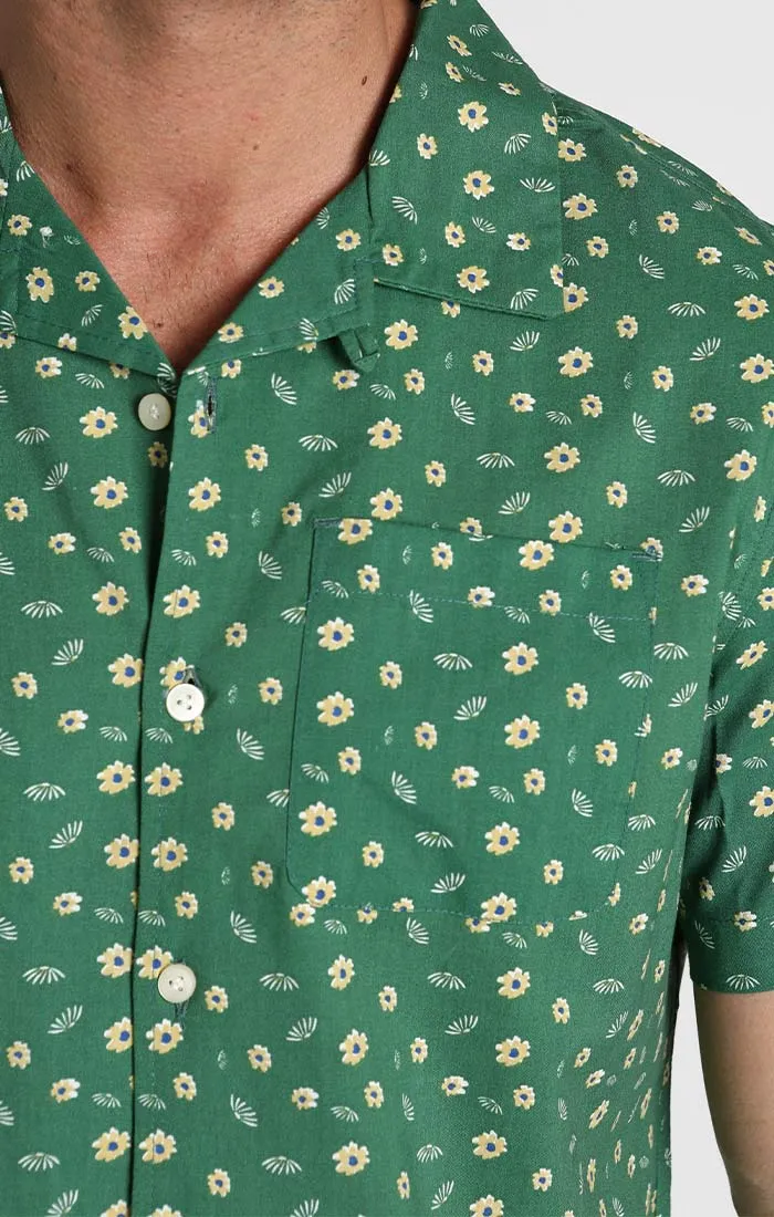 Short Sleeve Rayon Camp Shirt