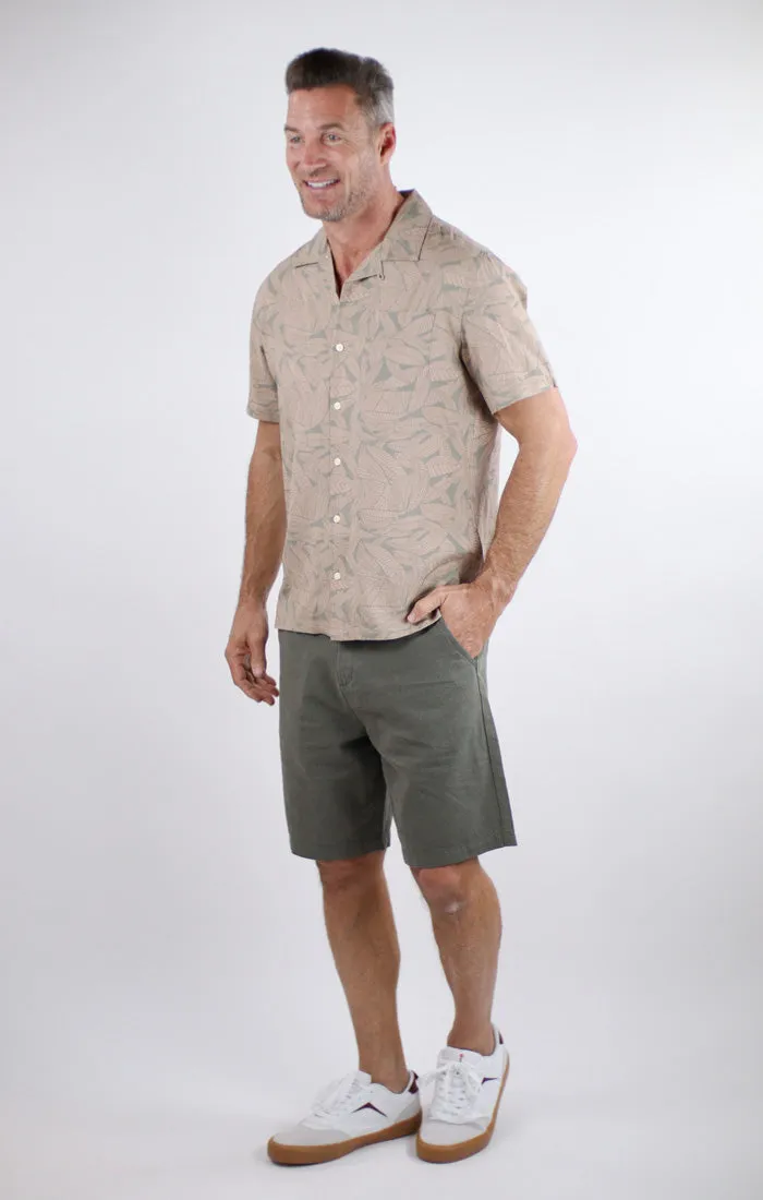 Short Sleeve Rayon Camp Shirt
