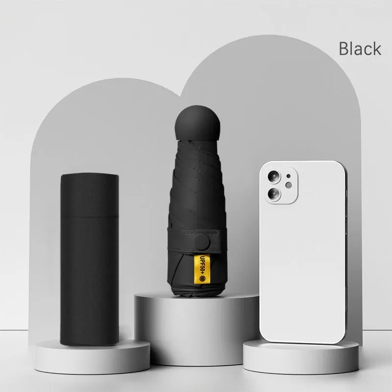 UPF50  Mini Capsule Folding Umbrella