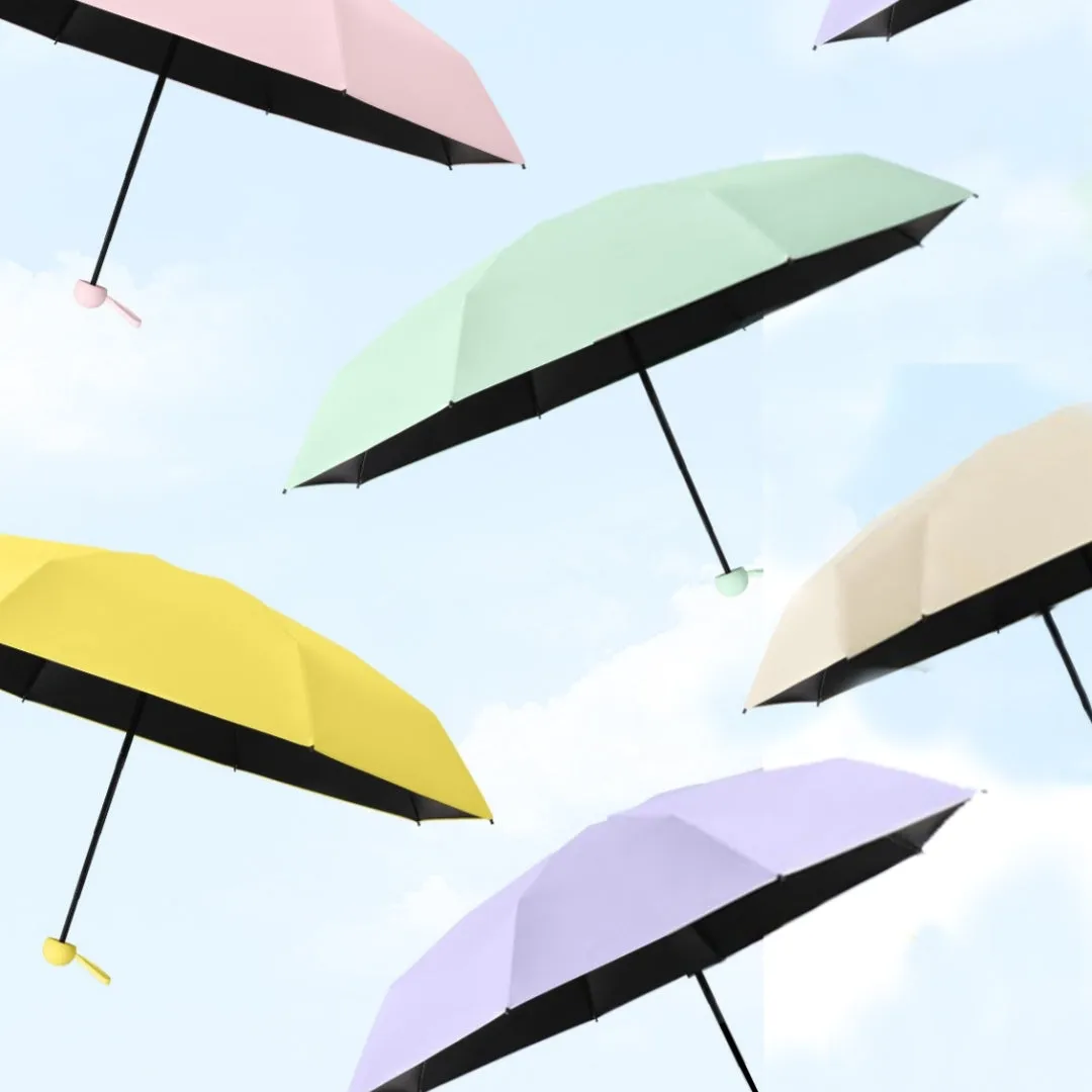 UPF50  Mini Capsule Folding Umbrella