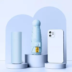 UPF50  Mini Capsule Folding Umbrella