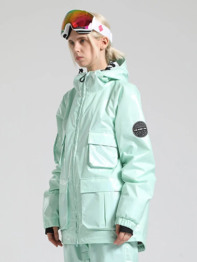 Women's Black Dazzling Ski Jacket