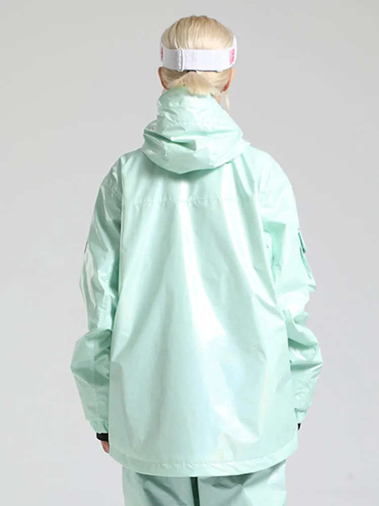 Women's Green Dazzling Ski Jacket