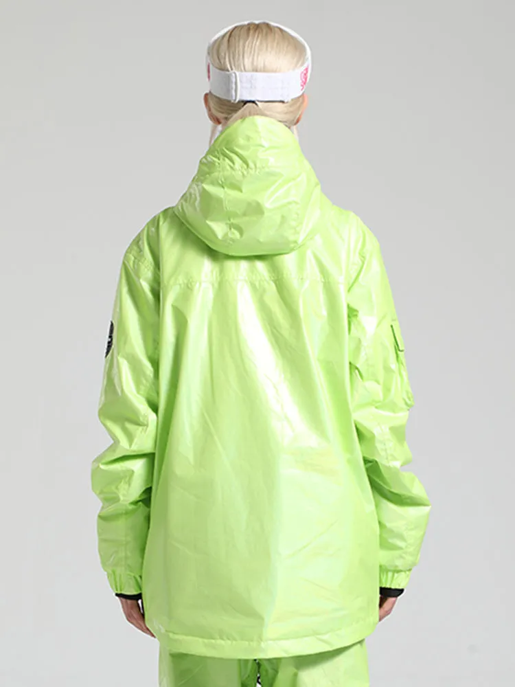 Women's Green Dazzling Ski Jacket